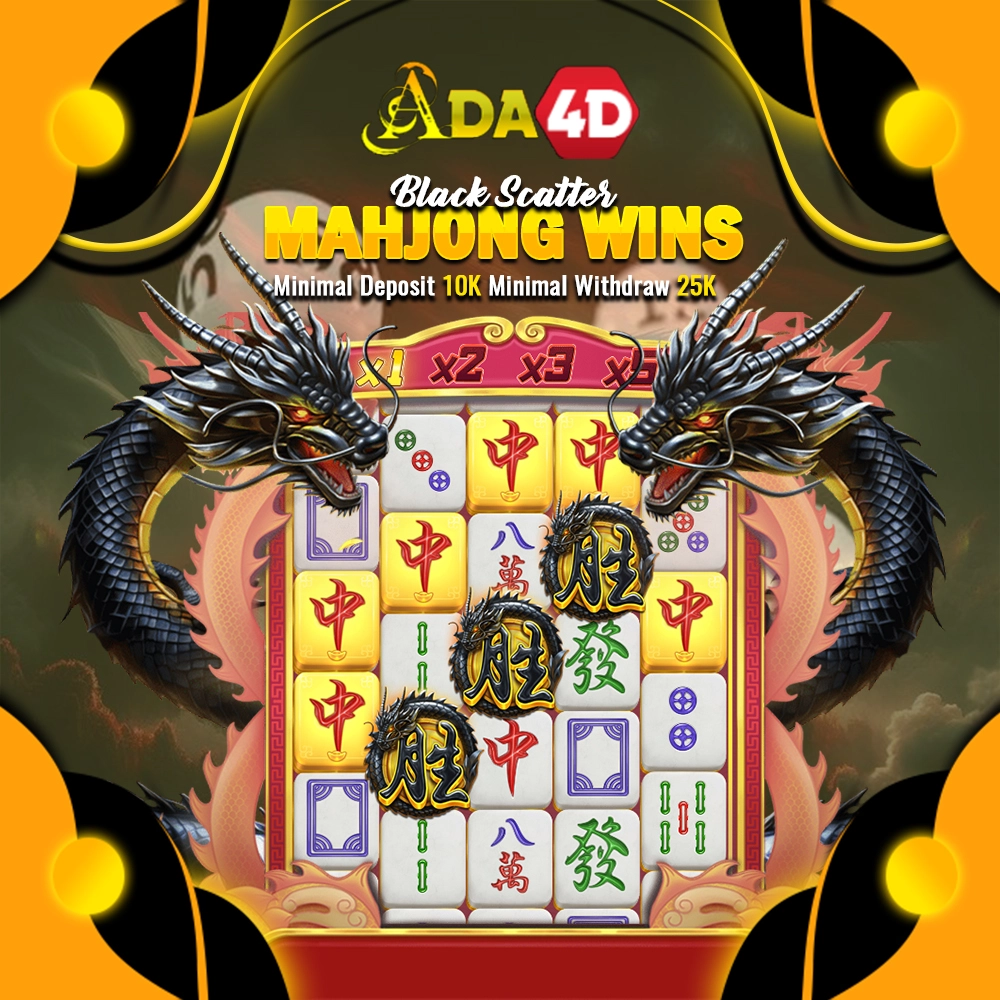 Black Scatter ~ Ada4D Hadirkan Mahjong Wins 3 Pragmatic Play Slot Bet 200